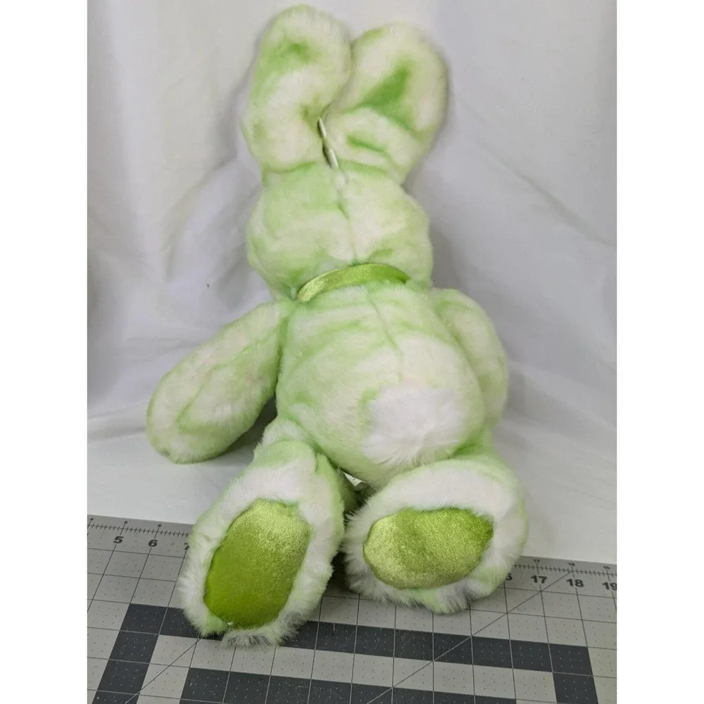 Walmart Lime Green Rabbit Plush Bunny 21 Inch Long Stuffed Animal Toy